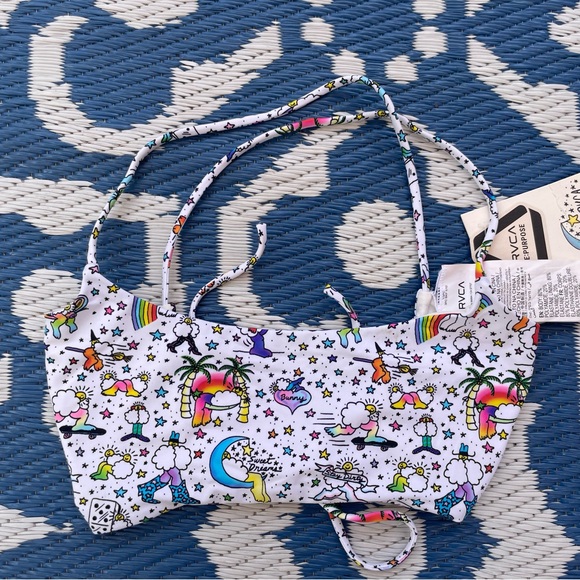 RVCA Colorful Patterned Bikini Set - Picture 7 of 11